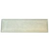 Rainbow Art Glass 2" x 8" Rectangle Clear Glass Bevel