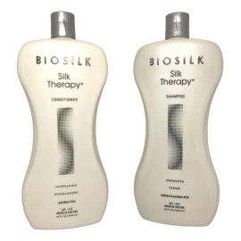 Biosilk Silk Therapy Kit Shampoo Y Acondicionador 2012 Ml                                                                                             