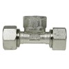 Rapidair Maxline 1/2" Piping Tee W/1/2 Female NPT Pipe Thread