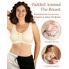 Coobie Seamless Comfort Bra,Ivory,Medium