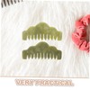 Beavorty 2pcs Scalp Massage Comb: Portable Jade Scalp Gua Comb