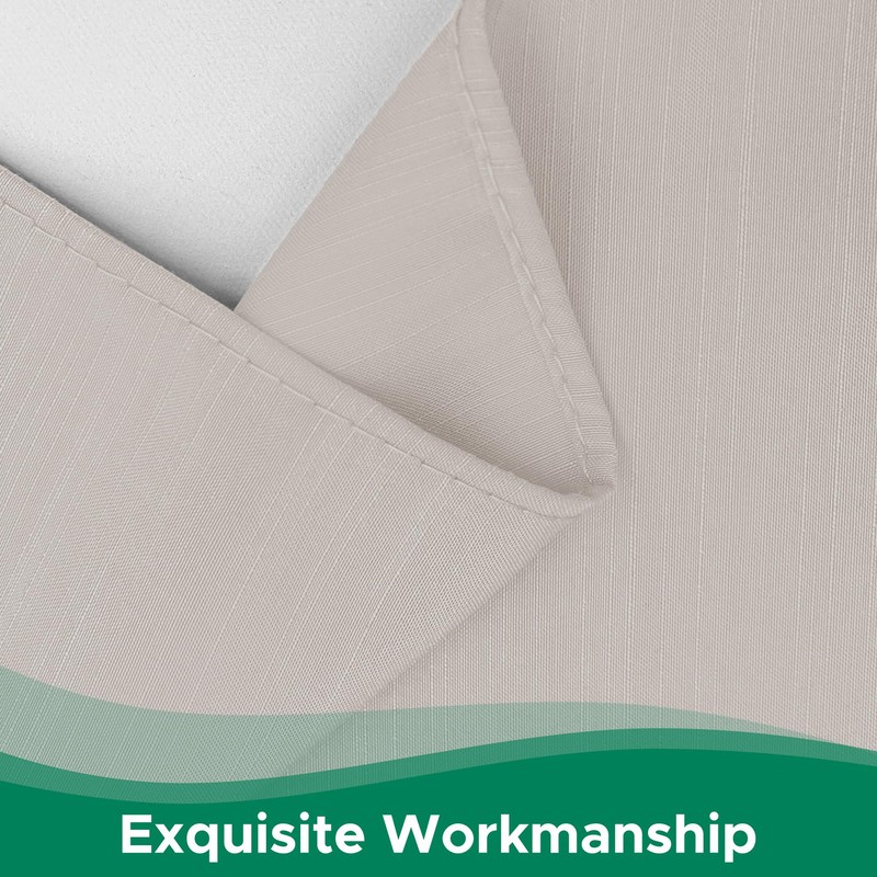 Biscaynebay Wrap Around Bed Skirts for Queen Beds 14" Drop,