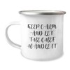 Funny Chef Camping Mug Gifts from Friends to Men or
