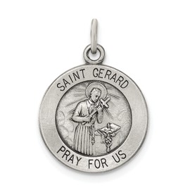 Sterling Silver Saint Gerard Medal