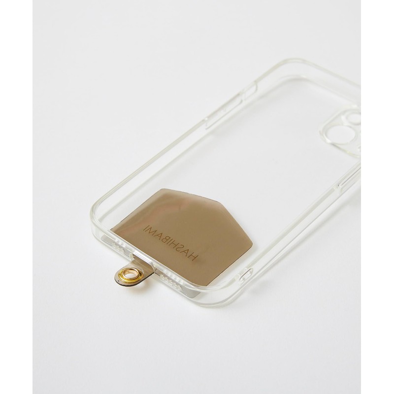 Hazel H-B Women's Leather Mobile Strap, Ecru