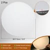 PATIKIL 12.5" Diameter Lampshade Diffuser, 2 Pcs 2.7mm Thick Round