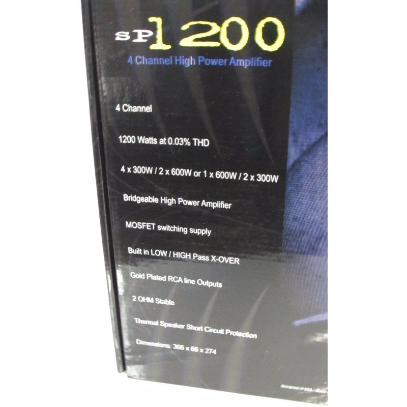 Sound Barrier Spider Series Amplifier SP 1200 Watts