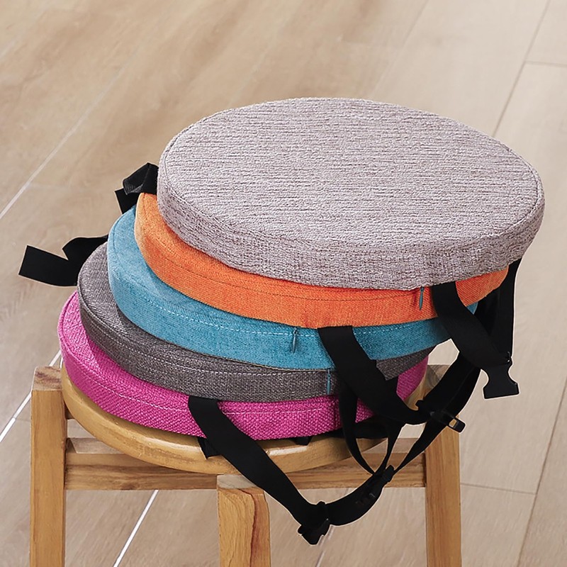 Greenjin 12" Round Chair Pad, Anti Slip Circle Stool Cushion