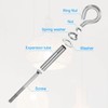 sourcing map Concrete Wall Hook M10x115mm, 304 Stainless Steel Expansion