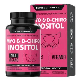 Inositol Capsulas 401  Myo Y D-chiro Inositol 100 Puro Premium En Cápsulas Beyond Vitamins  Sin Sabor  Myo Inositol - Myo Y D-chiro Inositol Vegano...