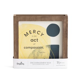 DaySpring - Tony Evans - Mercy is an Act of Compassion - Encouragement Box With 26 Inspirational Cards, 8 x 8