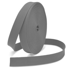 CooBigo Polypropylene Webbing Strap 3/4" Durable Poly Strapping 12 Yards 3/4 inch Wide Webbing Strap for Backbag,Pool Solar Cover,DIY Crafting,Pet Collar,Outdoor Gear