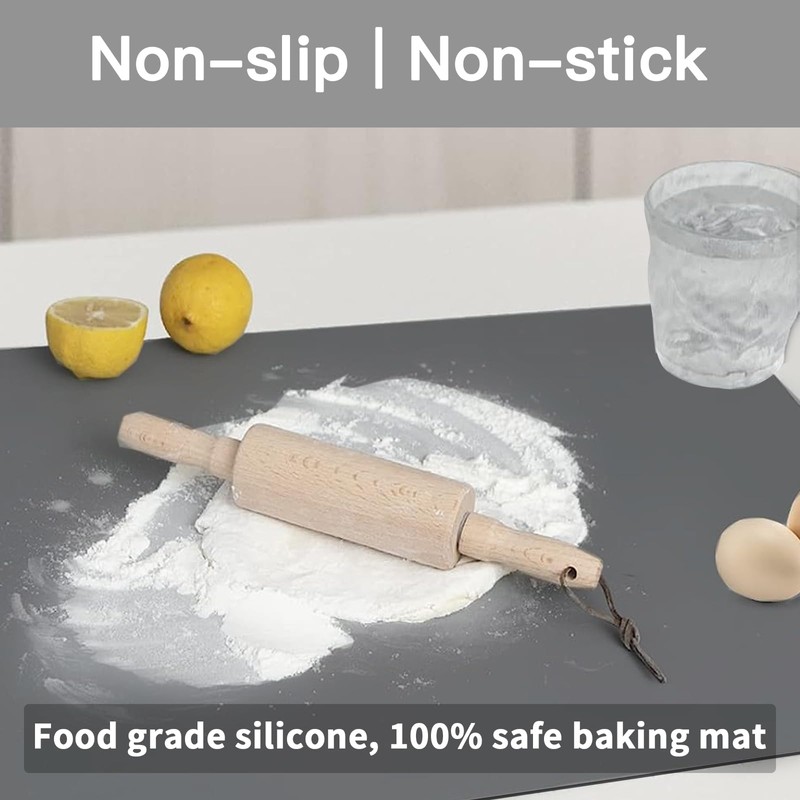 Extra Large Silicone Mat, Silicone Mats for Kitchen Counter 47.3''x23.6''x0.08",