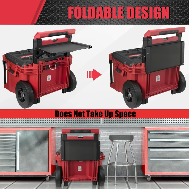 Magnetic Tool Tray Fits for Compatible with Milwaukee Packout Rolling