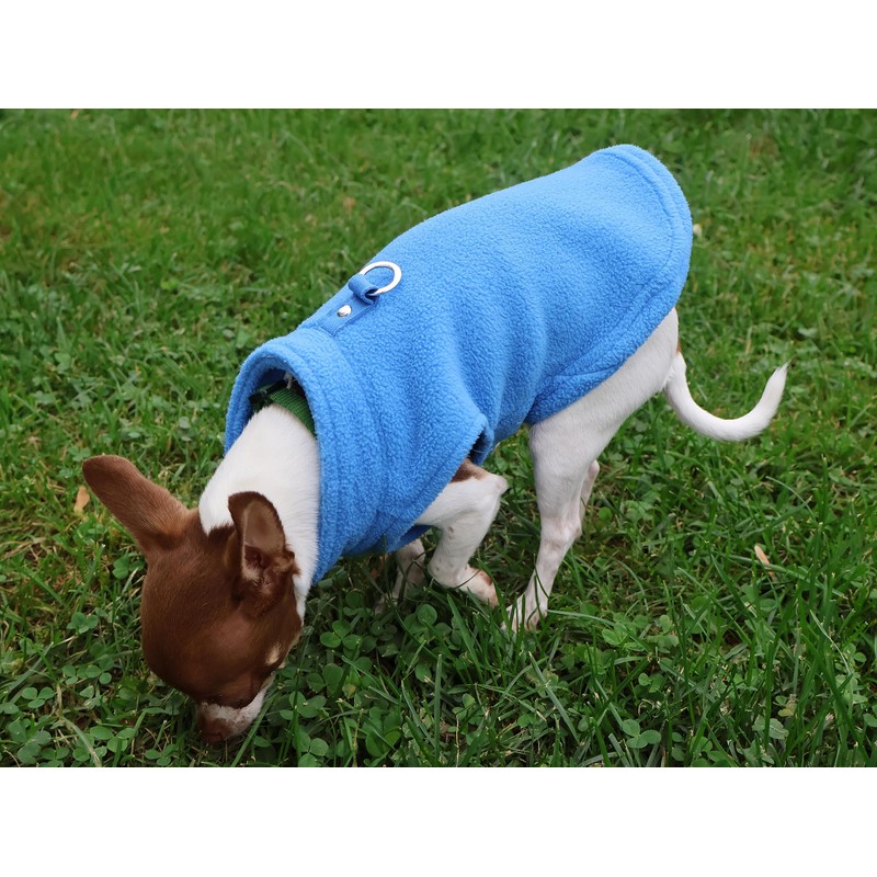 JACKO & CO - Fleece Vest Sweater with Leash Ring