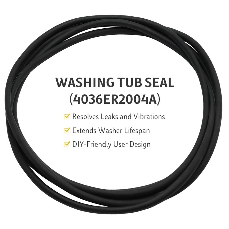 GOLKNHA Front Load Washer Tub Bearings and Seal Kit Fit