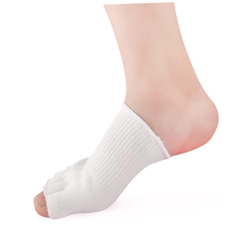 Baluue 3 Pairs Cotton Socks for Women Five Toe Pilates