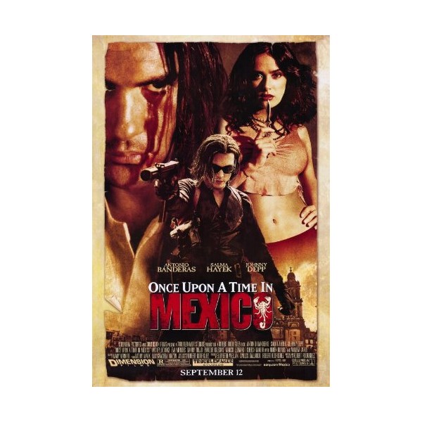 Once Upon a Time in Mexico 27 x 40 Movie Poster - Style A