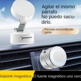 Soporte Magnetico Celular De Ventosa Para Teléfono Base Auto                                                                                          