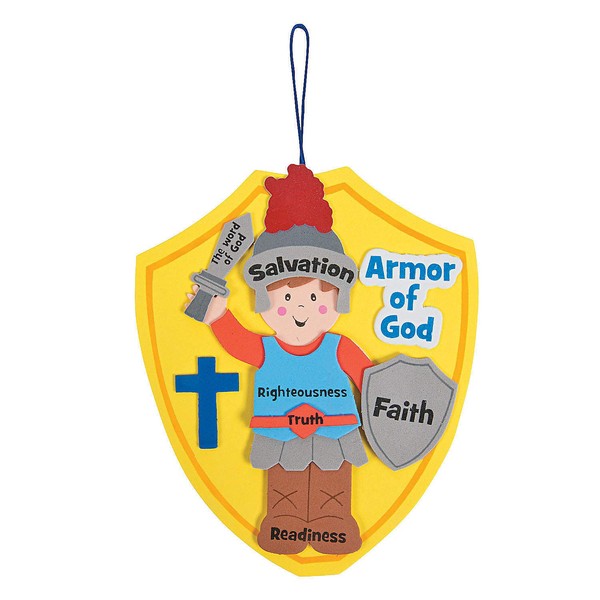 Armor of God Craft Kit (Makes 12) - Crafts for Kids and Fun Home Activities