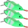 3Pcs Sequin Conversion Soft Artificial Simulation Snakehead Lure Bait Fishing