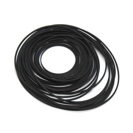 VYZUTR 56 Pieces Square Cassette Tape Machine Belt Connecting Tape in Various Sizes Rubber Recorder Strap Set Cassette Recorder Strap Tape for Recorder Walkman Repeater