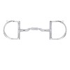 Myler Medium Dee Low Port Comfort Snaffle With Hooks Mb