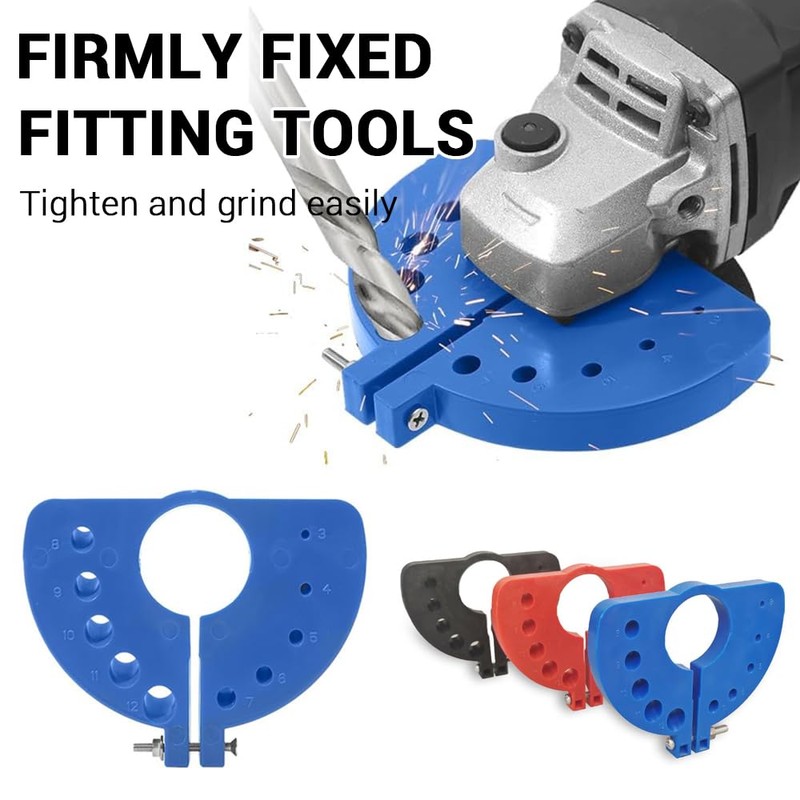 Drill Bit Sharpener,4Pcs Power Drill Bit Grinding Attachment,Angle Grinder Drill