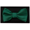 TIES R US Plain Bottle Green Mens Bow Tie