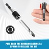 Magnetic Bit Holder 6-Piece 1/4 Inch 150 mm / 100