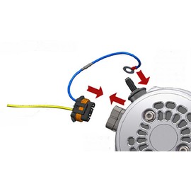 P101-L Voltage Boost Harness for GM 4 Pin Regulators - 1 Volt Increase