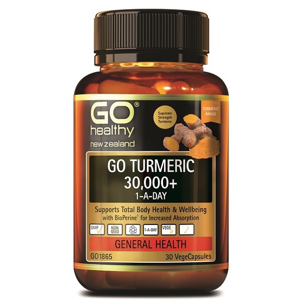 GO Healthy GO Turmeric 30,000+ 1-A-Day Capsules 30