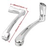 CNC Chrome Front and Rear Heel Toe Gear Shift Lever