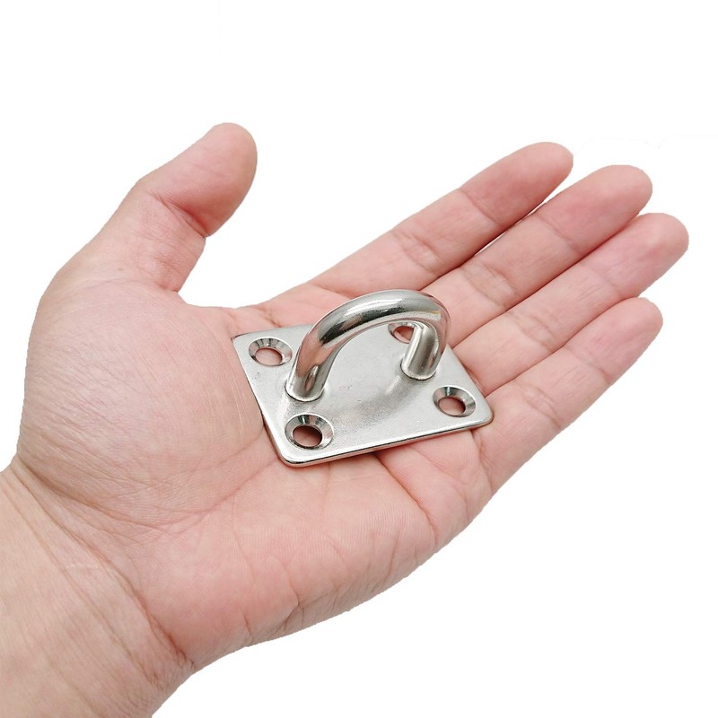 Hulless 4 Pcs 2 x 1.6 Inch 304 Stainless Steel