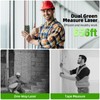 656ft/200M Dual Laser Distance Measuring Tool, Huepar Professional Rechargeable Digital