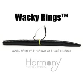 Wacky Rings - (CHARTREUSE) O-Rings for Wacky Rigging Senko Worms (100 orings for 4&5" Senkos)