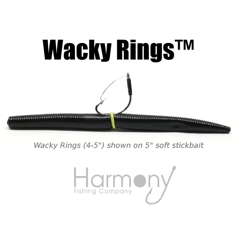 Wacky Rings - (CHARTREUSE) O-Rings for Wacky Rigging Senko Worms