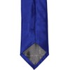 tiemart Solid Color Necktie (Sapphire Blue)