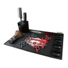 Eson Barber Station Mat, Mat Flexible Rubber, Heavy Duty Non-slip