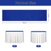 2 PCS Royal Blue Table Runner 12 x 108 Inch