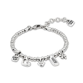 UNO de 50 - Give Me 5 Bracelet, Talla M, Silver, No Gemstone, Silver, No Gemstone