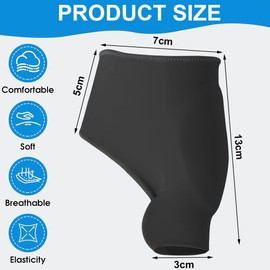 Bunion Relief Sleeves, 2 Pairs Bunion Corrector, with Bunions Relief Pads for Women Men Bunions Sock with Gel Foot Care Cushion, Hallux Valgus Cushion Toe Brace Prevent Calluse, Blister, Black
