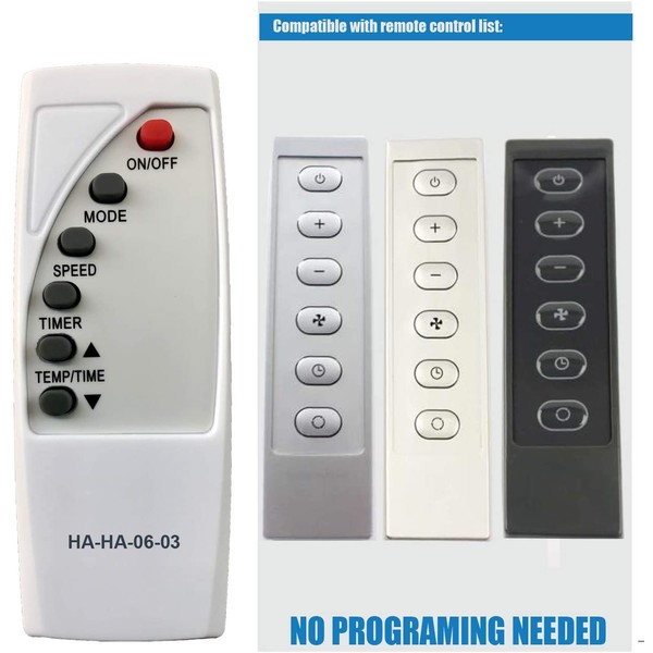 HA-HA-06-03 Replacement for Danby Air Conditioner Remote Control COR612R COR612R6 COR612R18 A2530-450-AH07 A2530-450-AH08 A2530-450-AH10 for DPA100A1GD DPAC11012 DPA120A1BD DPAC11012BL DPA120A1GB ...