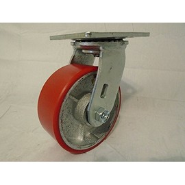 5" X 2" Swivel Caster Heavy Duty Polyurethane Wheel on Steel Hub 1000lb Tool Box