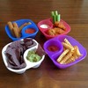 Rolling Sands Reusable Snack and Dip Bowls, 10 Pack, USA