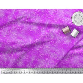 Soimoi Purple Poly Georgette Fabric Ombre Tie & Dye Texture Fabric Prints by Yard 42 Inch Wide
