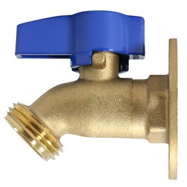 XFITTING 1/2" Female Threaded Hose Bibb with Nail Flange, 1/2" FNPT x 3/4" Male GHT Outlet 5-2-4 (2)