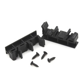 Jienk 20Sets C45 DIN Rail PCB Mounting Bracket Holder Carrier Clips for Width 35mm or 15mm Din Rail