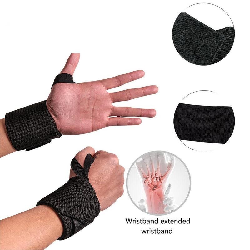 Wrist Wrap Weight Lifting Workout Training Gym Workout Support Straps