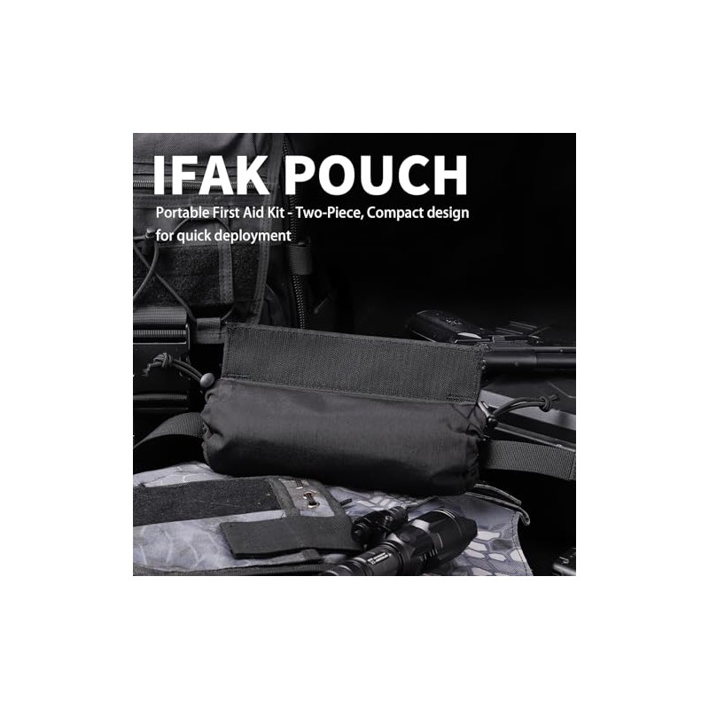Ifak Pouch Medical Trauma Roll Up Drop Bag EMT First